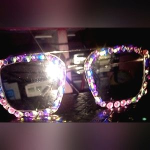 Retro big frame stylish clear  club glasses